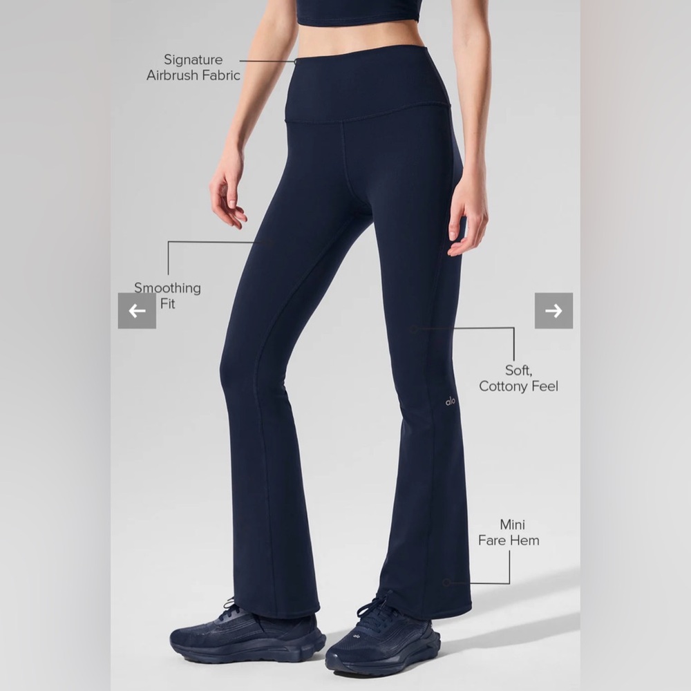 Alo Yoga: Airbrush High-Waist 7/8 Bootcut Legging